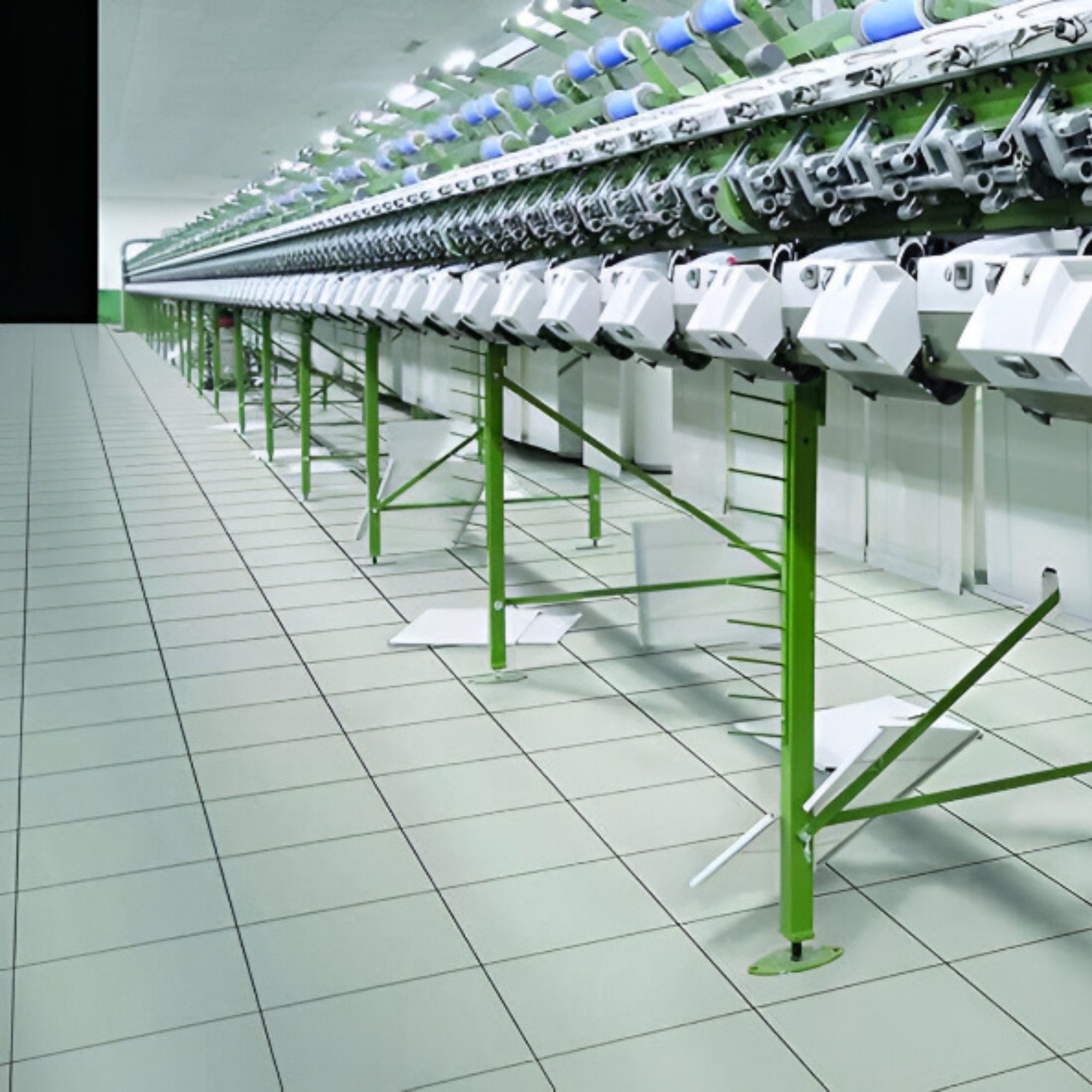 Textile industry tiles by Alkali Tiles