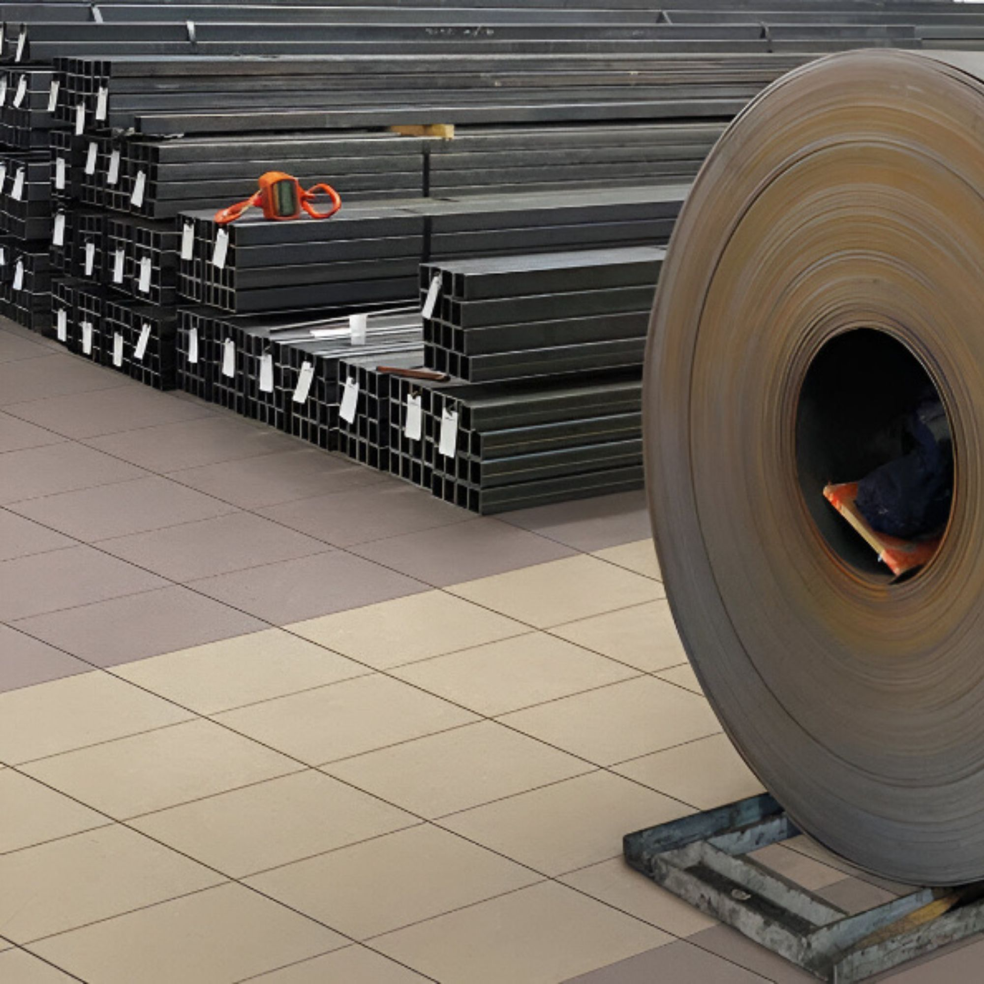 Heavy industry tiles by Alkali Tiles"